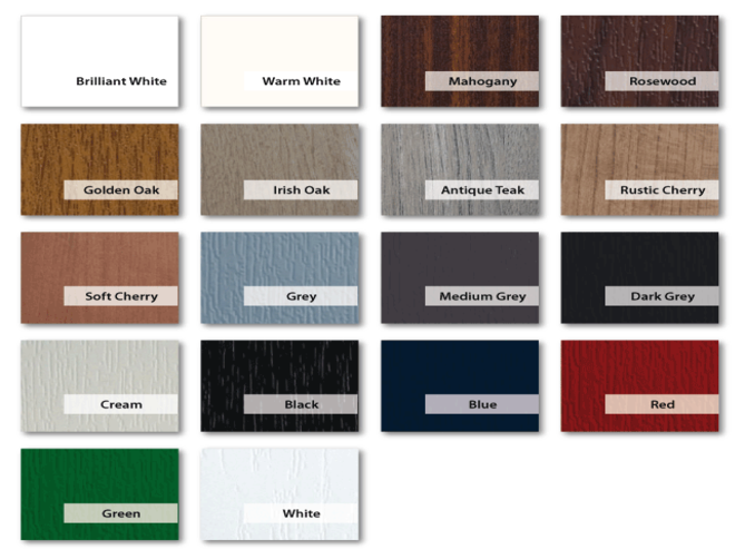 PVC Colour Options